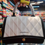 Black & White Luxury Design Women Handbags - SaimaFashion