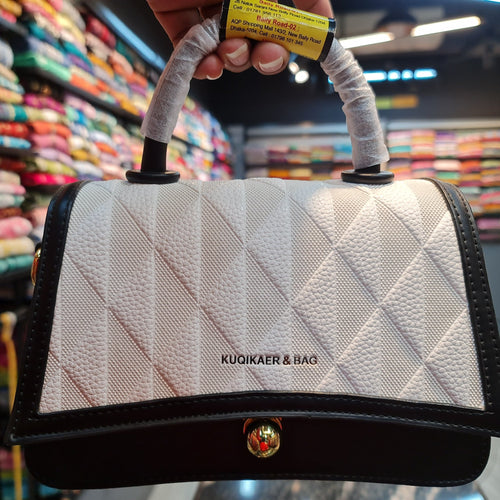 Black & White Luxury Design Women Handbags - SaimaFashion