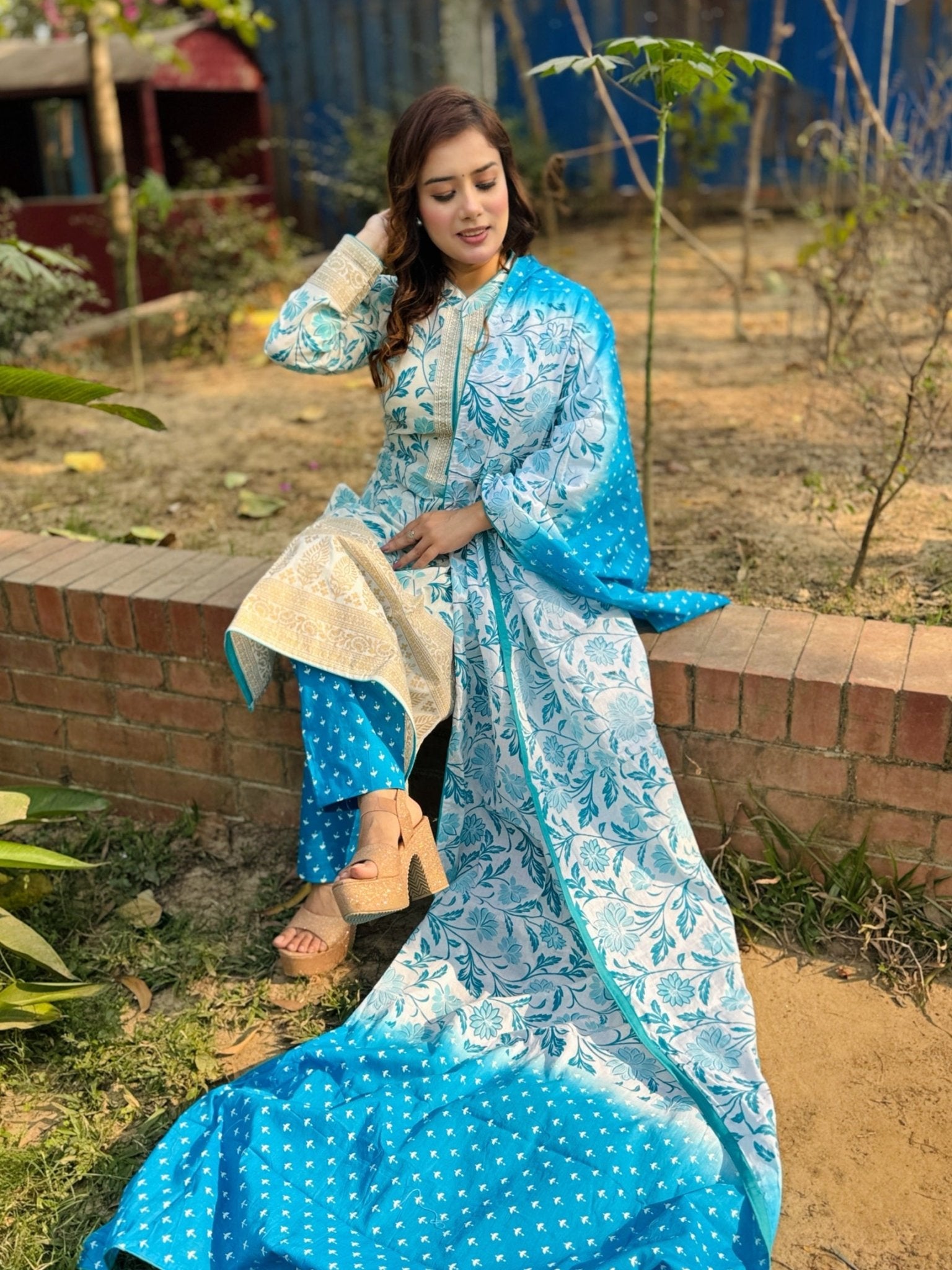 Kota Cotton Printed Three Piece - SaimaFashion