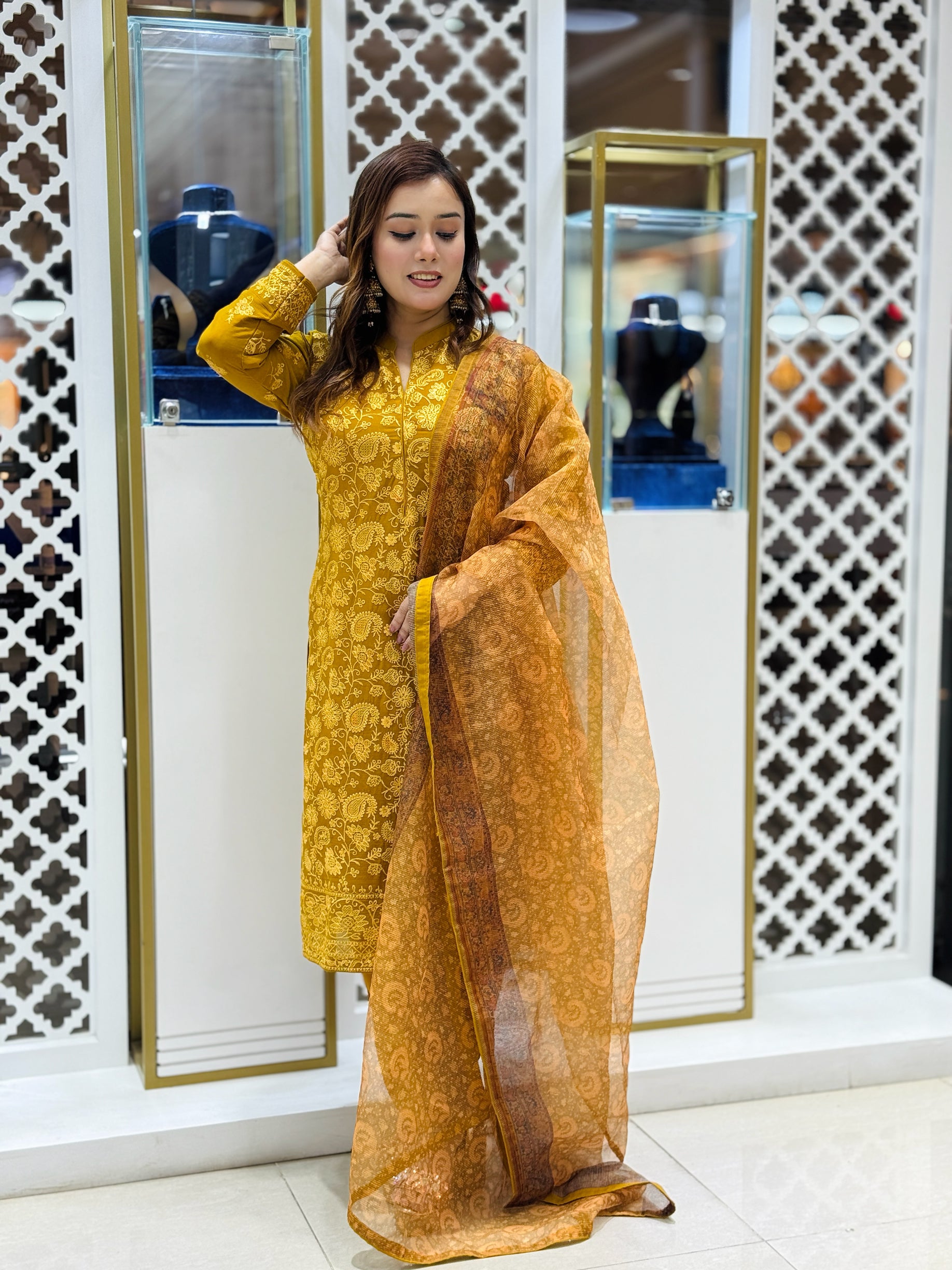 Jorjet Embroidered Dress