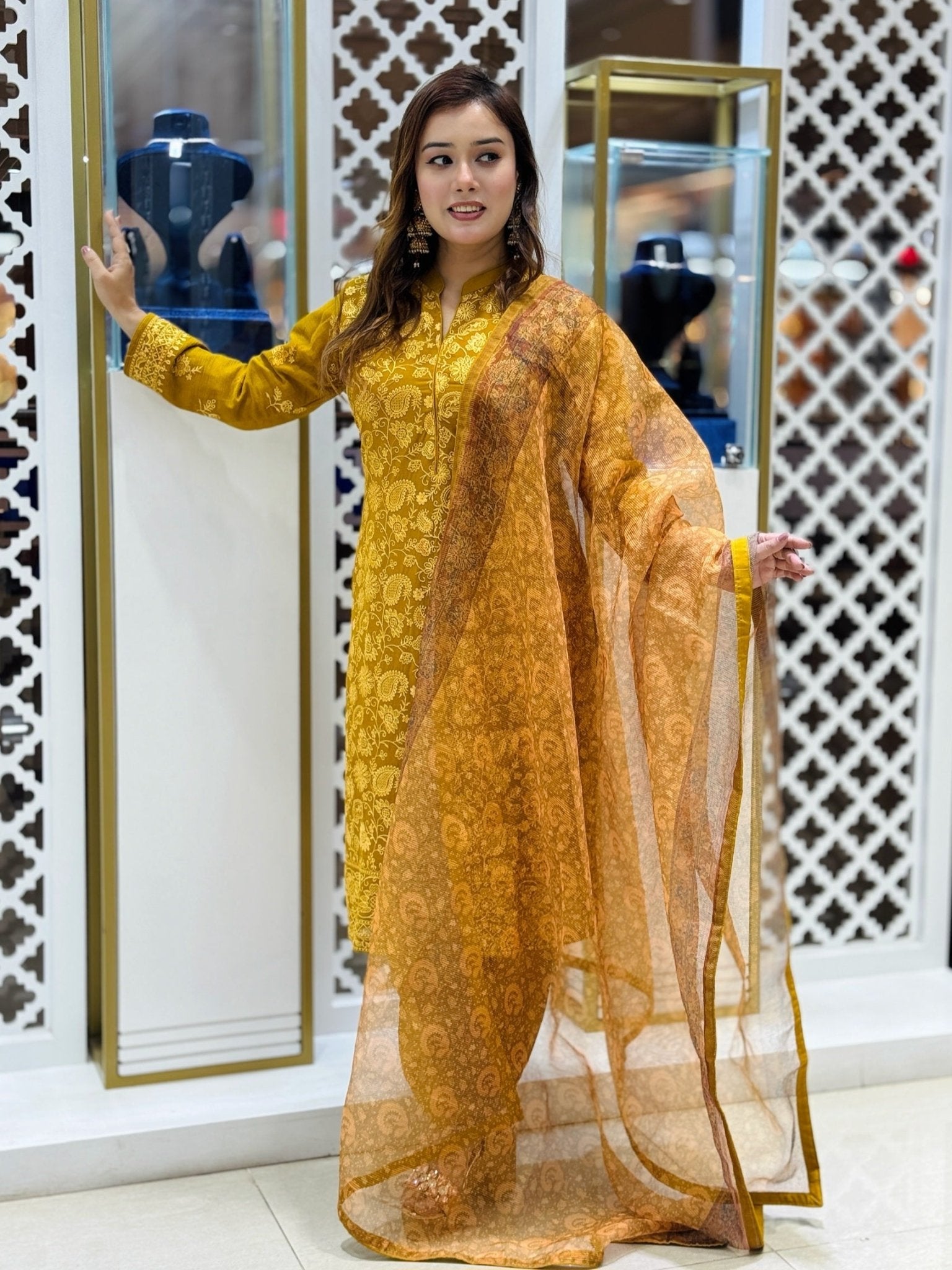 Jorjet Embroidered Dress - SaimaFashion