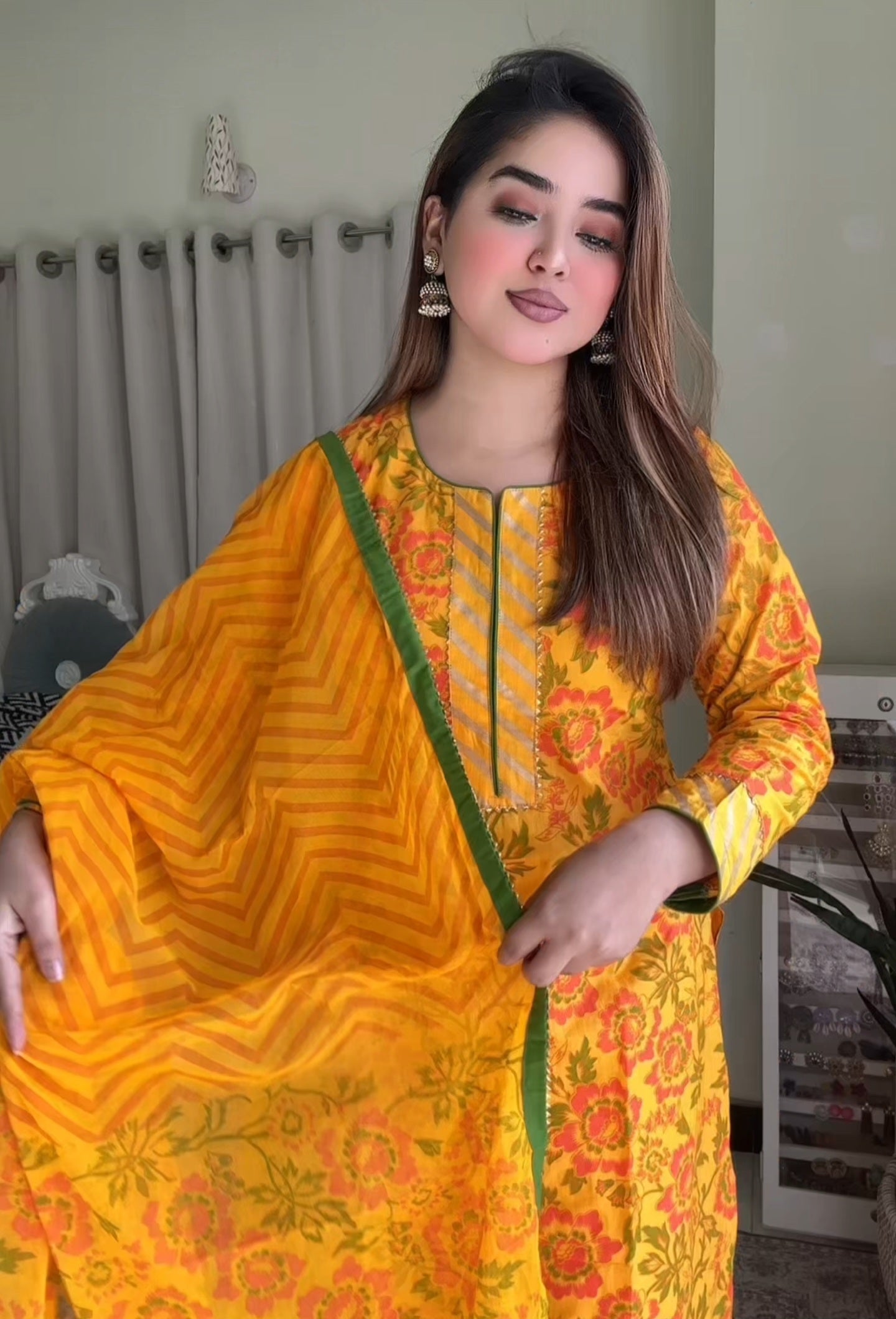 Kota Cotton Shalwar Kameez Set - SaimaFashion