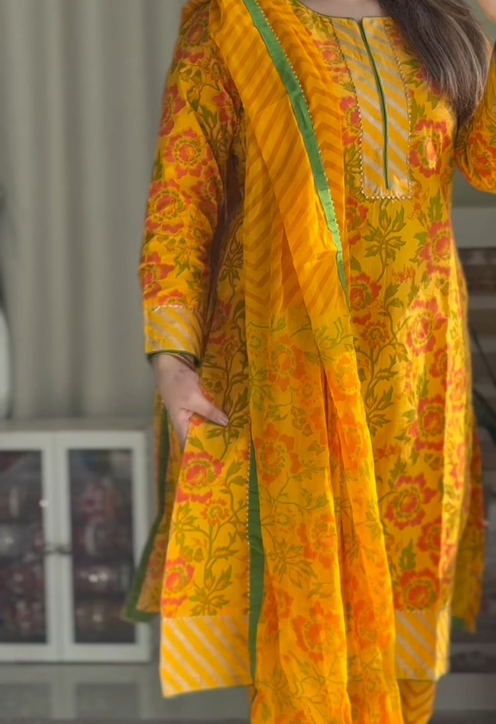 Kota Cotton Shalwar Kameez Set - SaimaFashion